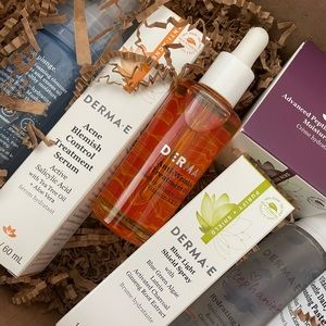 Assorted products Derma E skincare box 2